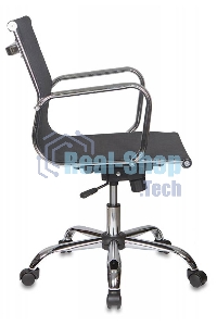 Кресло руководителя Бюрократ CH-993-LOW/M01 черный M01, низкая спинка, сетка, крестовина хром