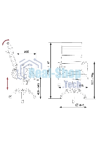 Кресло руководителя Бюрократ CH-883/BLACK черный, искусственная кожа, крестовина хром