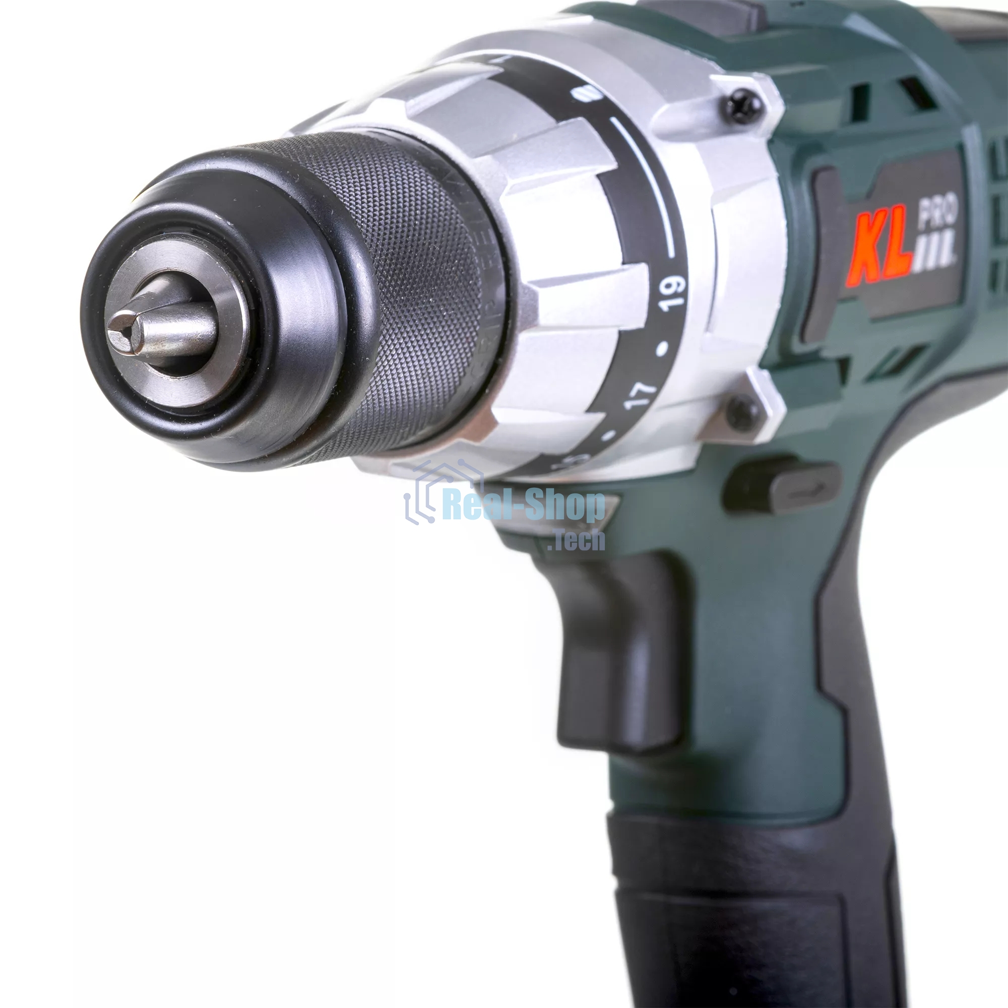 Профессиональный шуруповерт аккумуляторный Klpro KLNM18-20 (18В, Li-ion-2шт, 2.0А·ч, 40Нм, 2 скорости, подсветка, магнитная бита,З/У,в кейсе)