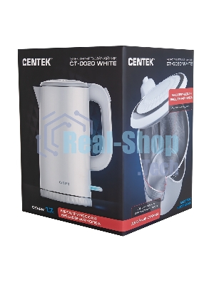 Чайник электрический Centek CT-0020 белый