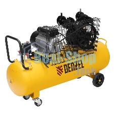 Компрессор воздушный Denzel BCV2300/100 рем. привод, 2,3 кВт, 100 л, 440 л/мин