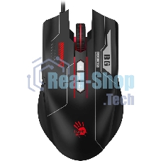 Мышь проводная A4Tech Bloody ES7 черный, 6000 dpi, USB, кнопки - 8