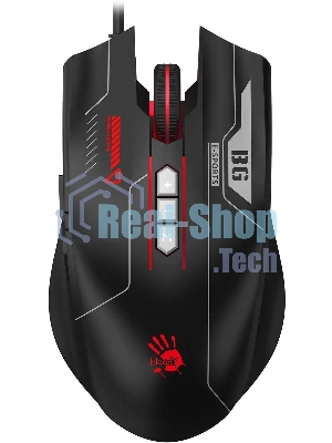 Мышь проводная A4Tech Bloody ES7 черный, 6000 dpi, USB, кнопки - 8