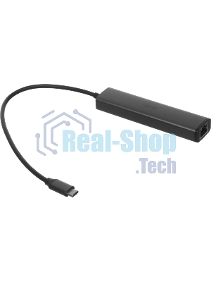 USB-концентратор CUDY UH605, USB Type-C, USB + RJ-45, USB Type-C