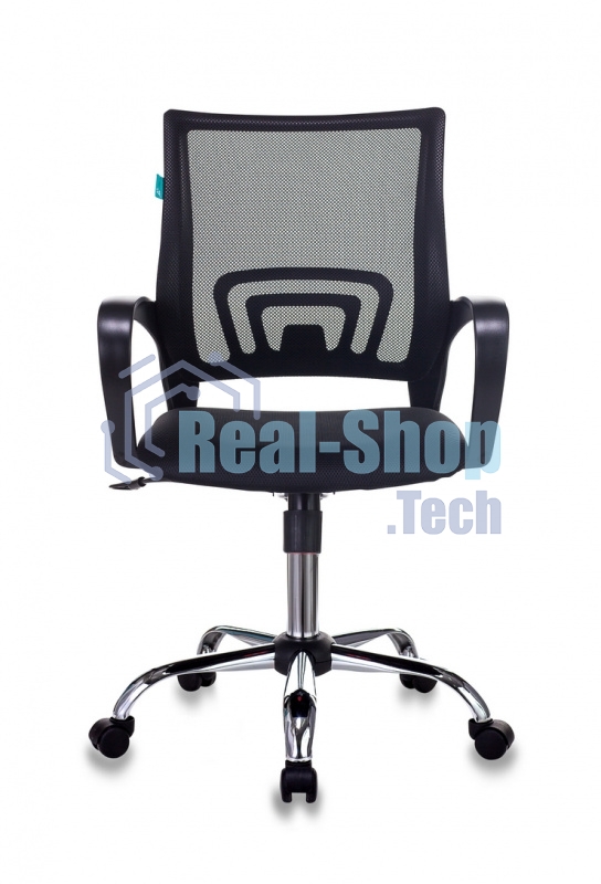 Кресло компьютерное Бюрократ CH-695N/SL/BLACK спинка сетка черный TW-01, сиденье черный TW-11, крестовина хром