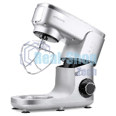 Кухонная машина Hyundai HYM-S7651 планетар.вращ. 1400Вт серебристый