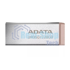 Флешка USB ADATA UR350 (UR350-32G-RSR/BG), 32G, USB 3.2, R/W 100/15, серебристый/коричневый