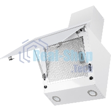 Вытяжка наклонная Maunfeld Medway 60 белый, 60 см, 1000 куб. м/ч, 54 дБ