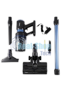 Пылесос ручной Hyundai HYV-S7970 серый/синий 500Вт уборка сухая контейнер