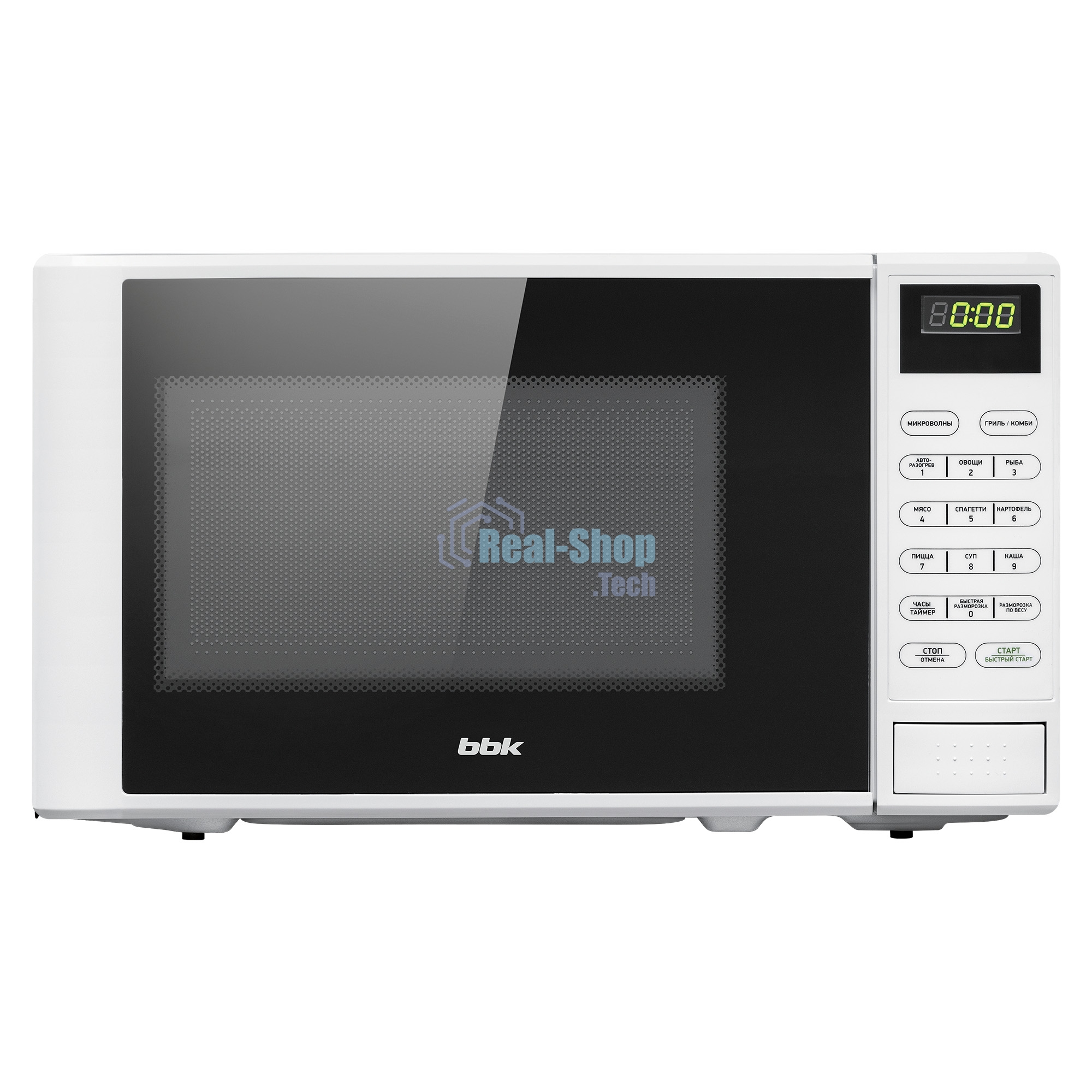 Микроволновая печь BBK 20MWG-735S/W белый, 20 л, 700 Вт, переключатели - сенсор