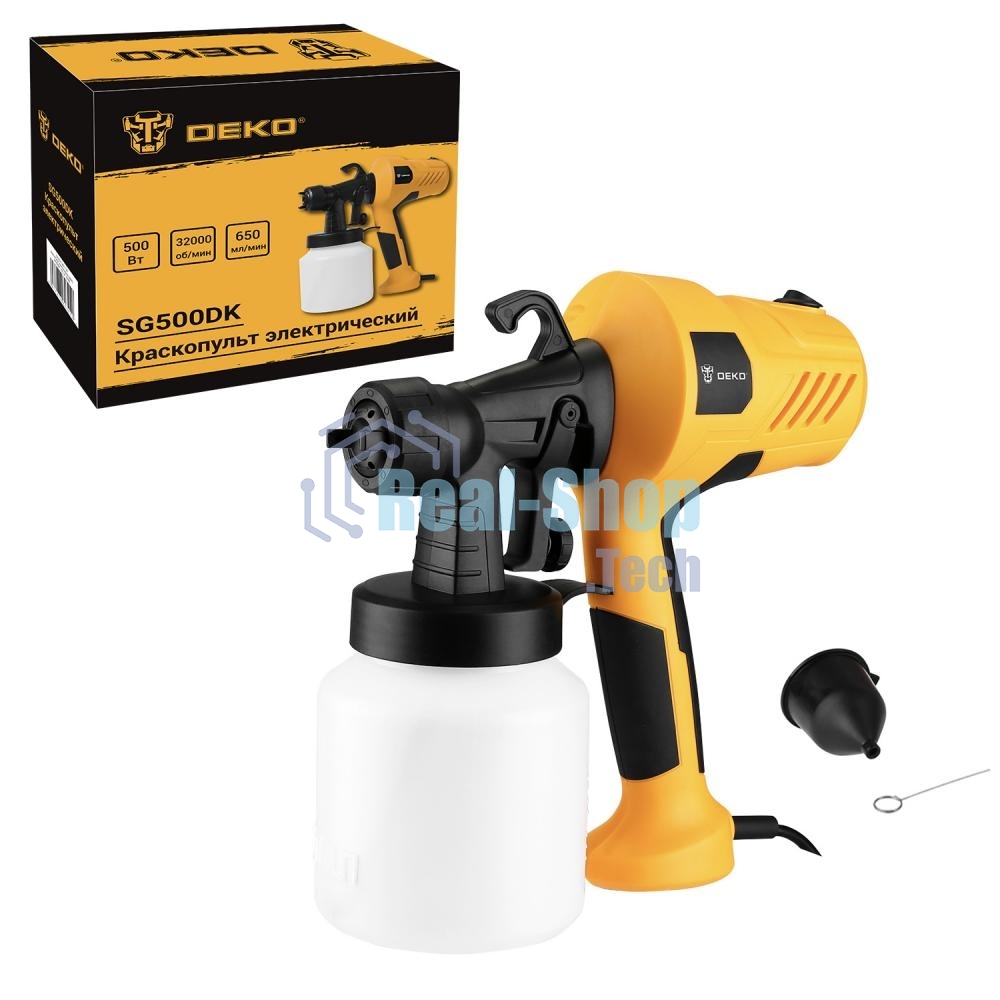 Краскопульт электрический DEKO SG500DK, 800 мл, 500Вт