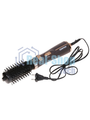 Фен-щётка Centek CT-2061 черный/золотистый, 1200 Вт, 50 мм