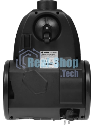 Пылесос Vitek Midnight VT-1839 (MC) черный, 200/1200 Вт, уборка сухая, пылесборник контейнер 1.5 л