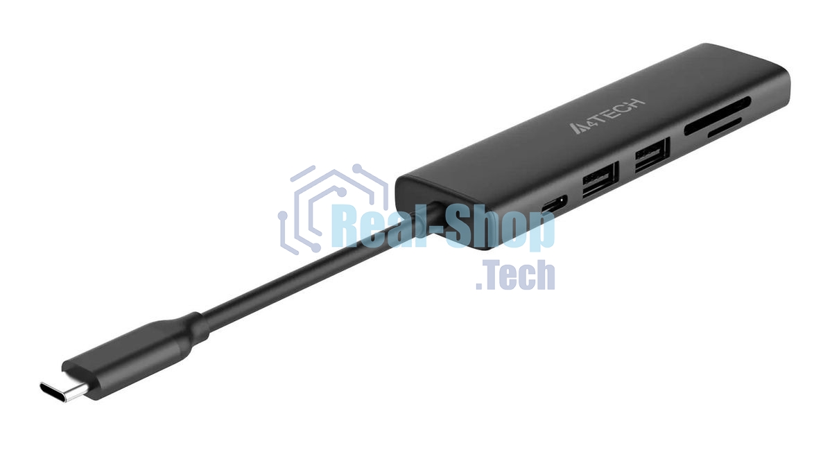 USB-концентратор A4Tech DST-60C, USB Type-C, USB/HDMI/SD, USB Type-C