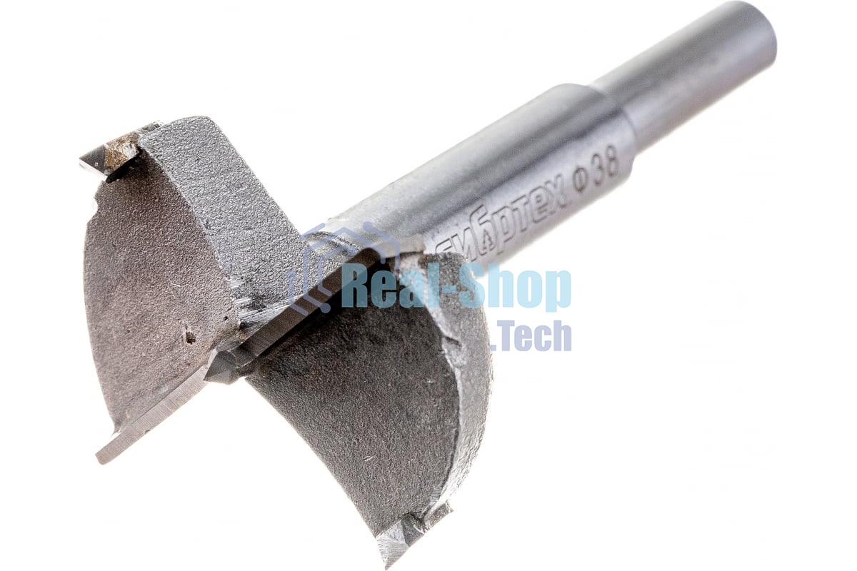 Сверло Сибртех Форстнера по дереву, 38 мм, цилиндрический хвостовик