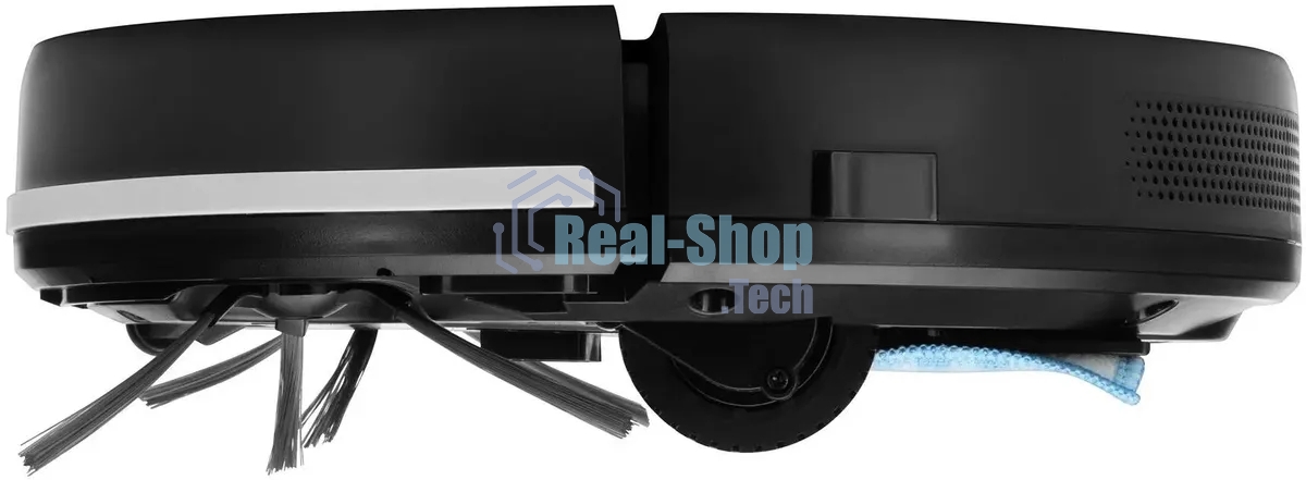 Робот-пылесос Starwind SRV3950 черный, 18 Вт, 1500 мА·ч Li-Ion, уборка влажная/сухая, пылесборник контейнер 0.2 л