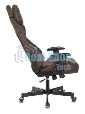 Кресло Бюрократ VIKING KNIGHT LT10 FABRIC коричневый, ткань, 120 кг, механизм качания