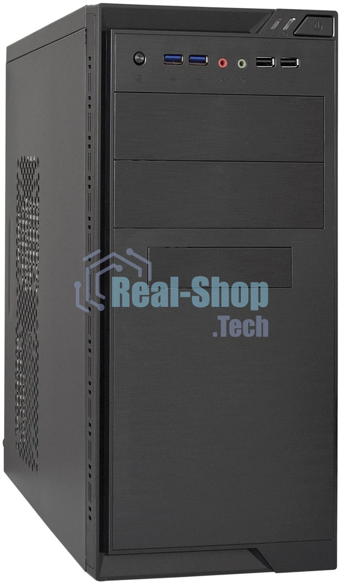 Компьютерный корпус Minitower ExeGate MA-372UX-UNS350 (mATX, БП UNS350 с вент. 12см, 2хUSB+2хUSB3.0, аудио, черный)
