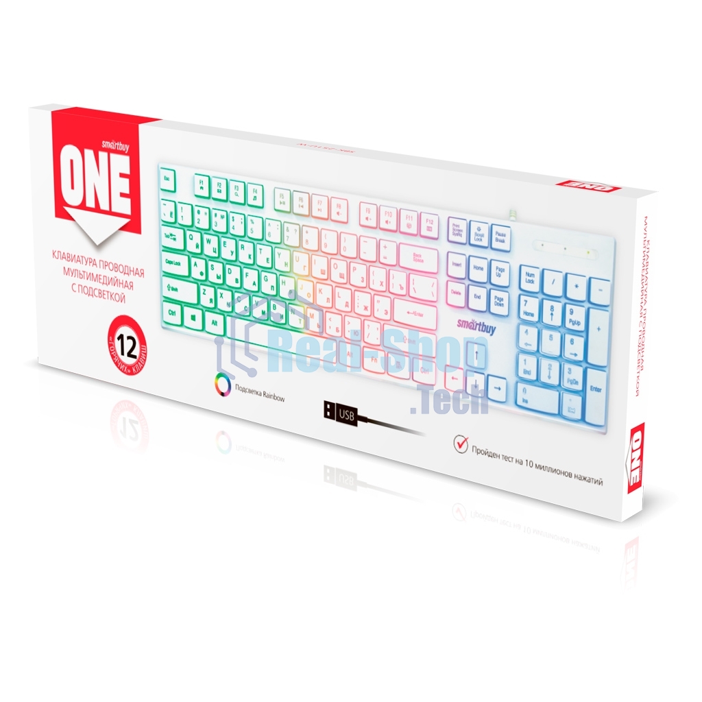 Клавиатура проводная Smartbuy (SBK-251U-W) ONE 251