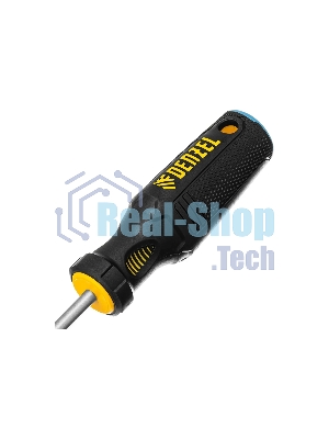 Отвертка Denzel SL6x100 мм, S2, 3к рукоятка