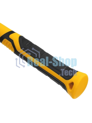 Киянка резиновая Denzel 680 г, черная, фибергласовая рукоятка c TPR покрытием