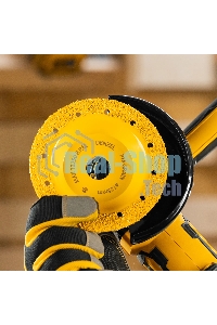 Чашка твердосплавная зачистная Denzel 125 мм, плоская, среднее зерно #16