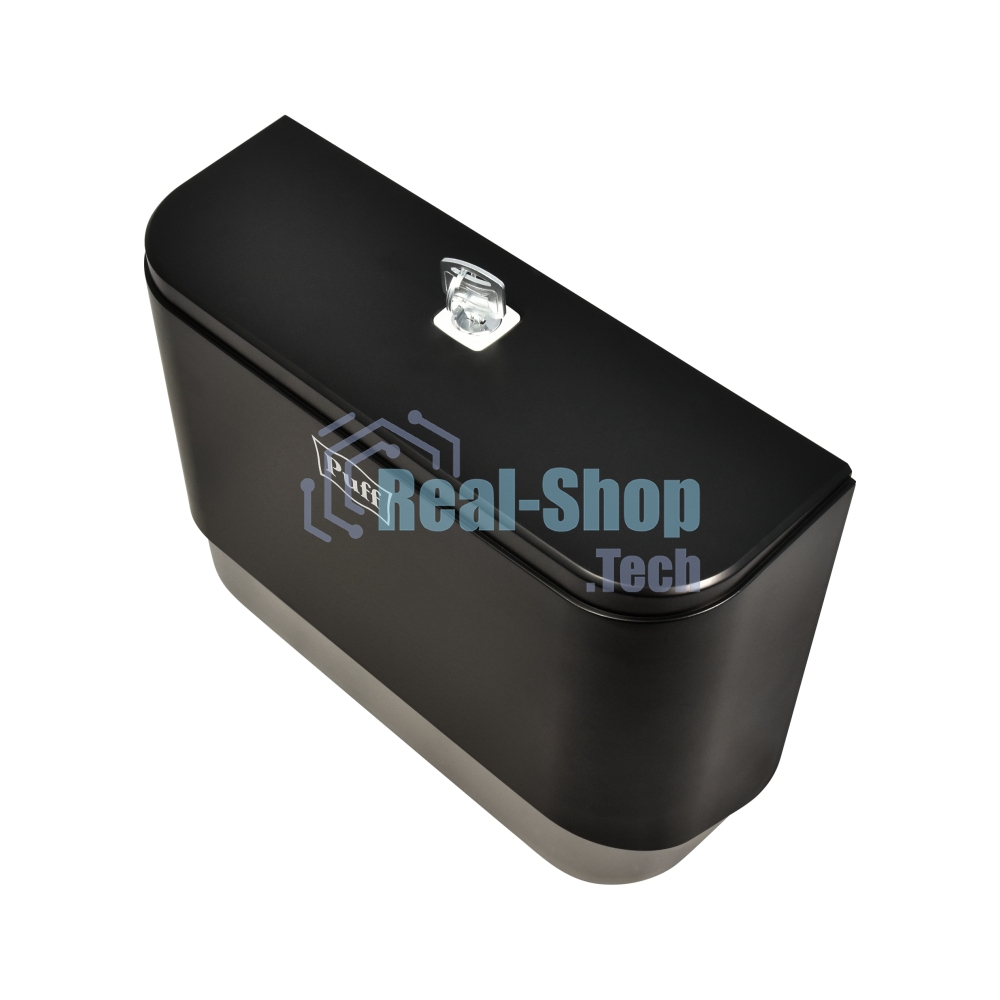 Диспенсер бумажных полотенец Puff-5140Bl черный, с замком, ABS-пластик