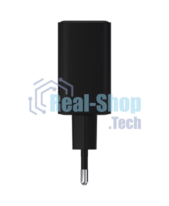 Сетевое зарядное устройство Maxvi SFC-345GN 2xType-C\USB 45W PD QC3.0 черный