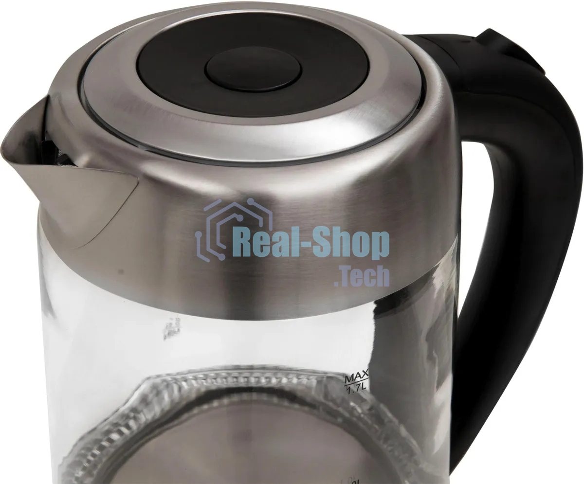 Чайник электрический OASIS K-7GS стальной+черный 1,7л. 2200Вт