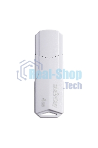 Флешка USB Smartbuy CLUE white (SB4 GbCLU-W), 4Gb, USB 2.0, R/W 15/8, белый