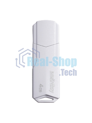 Флешка USB Smartbuy CLUE white (SB4 GbCLU-W), 4Gb, USB 2.0, R/W 15/8, белый