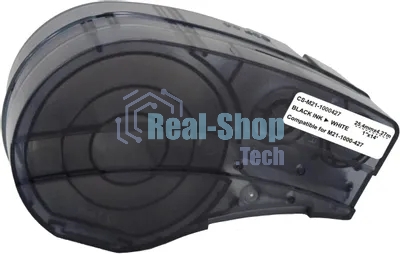 Картридж ленточный Cactus CS-M21-1000427 черный шрифт, белый фон (25.4 мм, 4.27 м) для Brady BMP21-PLUS, BMP21, BMP21-LAB