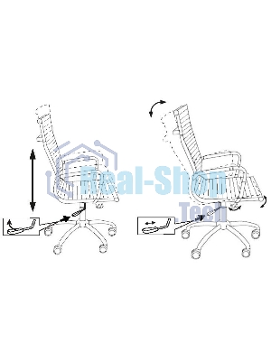 Кресло Бюрократ CH-883/BLACK черный, экокожа