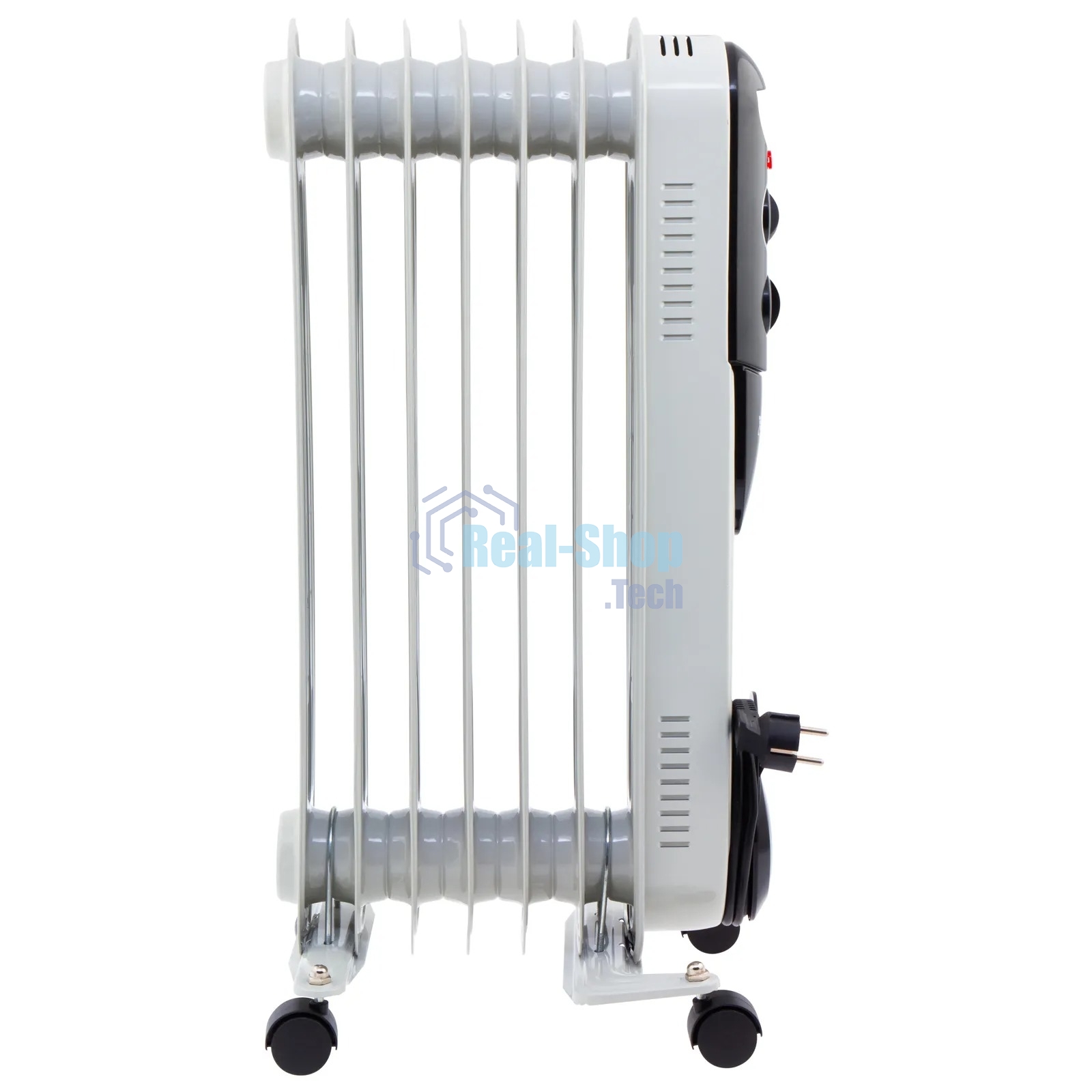 Обогреватель масляный MTX OCH-1500, белый, 1500 Вт, 15 м2, термостат