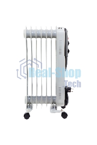 Обогреватель масляный MTX OCH-1500, белый, 1500 Вт, 15 м2, термостат