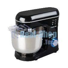 Миксер планетарный Endever Sigma-120, черный, мощность 1800 Вт, объем чаши 6 л, планетарная система смешивания, 2 шт/уп.