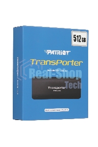 Внешний SSD Patriot PTP512GPEC 512Gb USB-C, R/W 1000MB/1000MB/s, черный