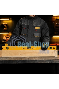 Уровень алюминиевый Denzel 33692 магнит., фрезерованный, 3 глазка (1 зеркал.), 0,5 мм/м, 800 мм