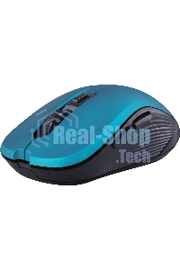 Мышь беспроводная Defender Gassa MM-105 бирюзовый, 1600 dpi, радиоканал, USB, кнопки - 6