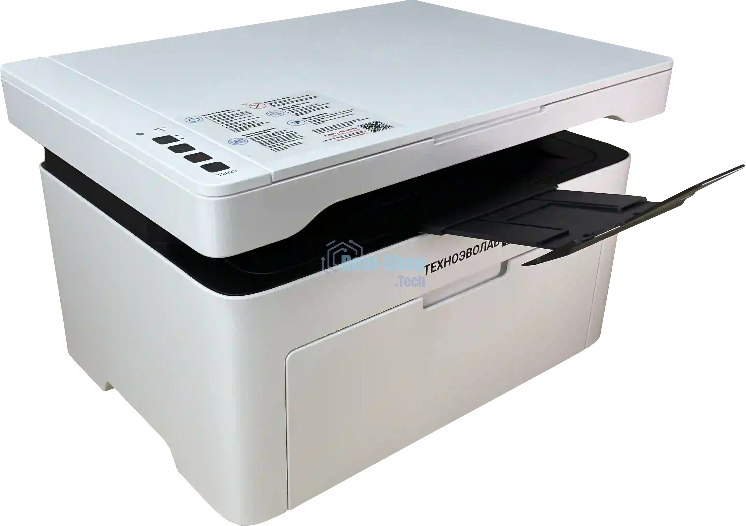 МФУ лазерное Техноэволаб T2023 МФУ, до 23 стр/мин, A4, USB/Ethernet и Wi-Fi, лоток подачи 150 листов, 220В (T2023nw)