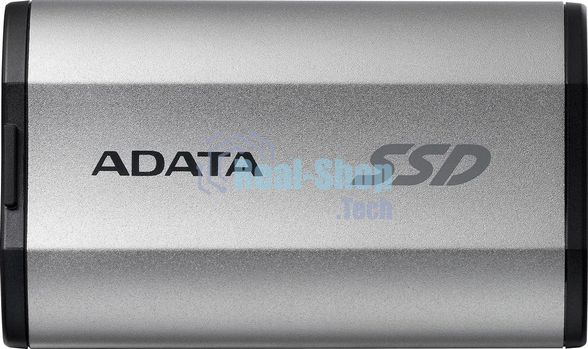 Внешний SSD ADATA SD810, 4Tb, USB 3.2 Gen 2x2 Type-C, R/W 2000/2000, серебристый