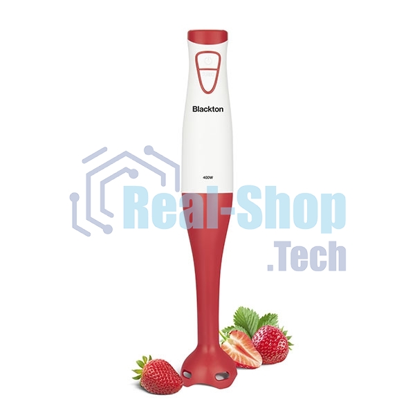 Блендер погружной Blackton Bt HB400P White-Red. Мощность 400 Вт, Режим ТУРБО