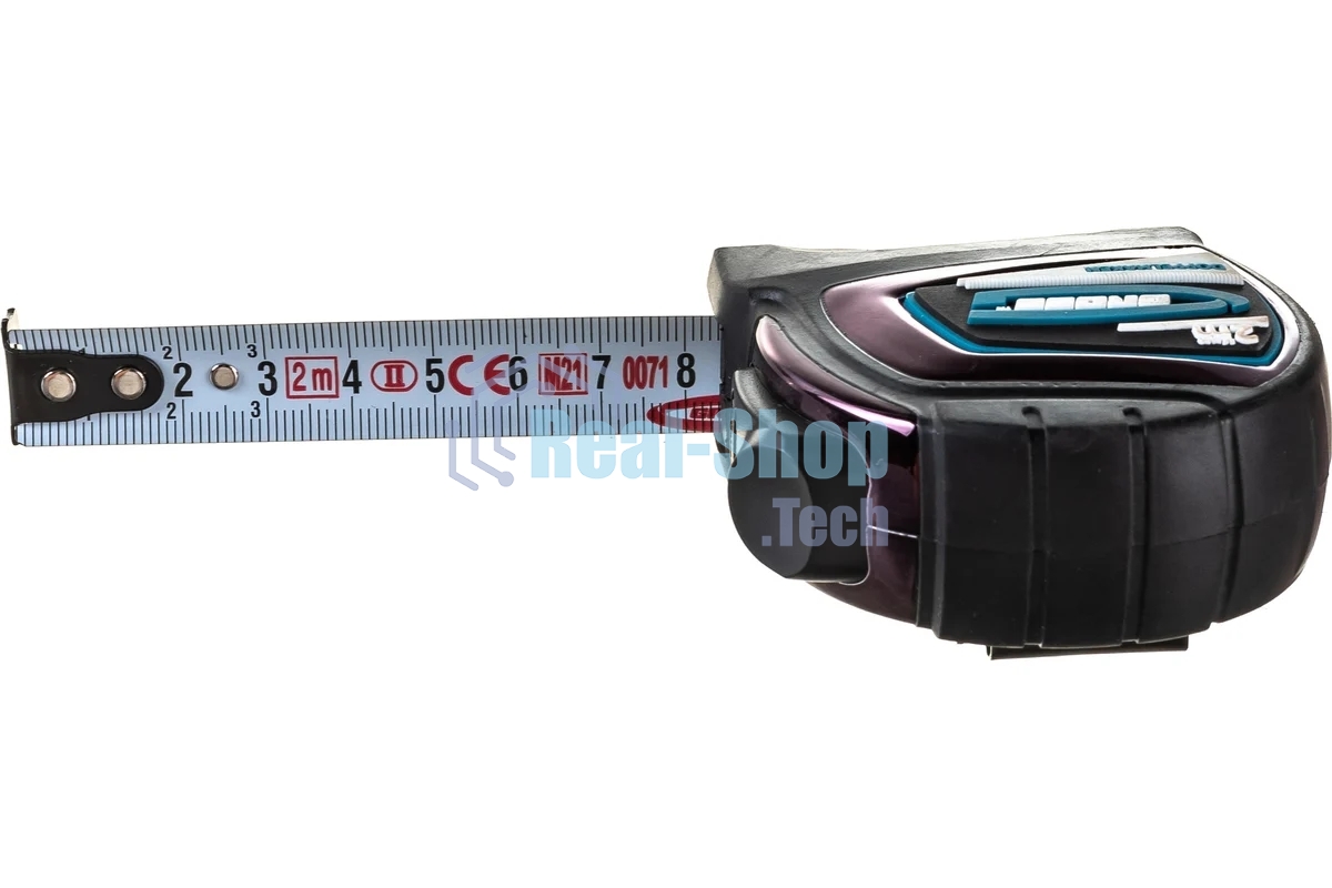 Рулетка Gross 31121''doppelhaken'' 2м x 16мм односторонний зацеп нейлон двуст. шкала автоматич