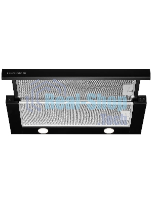 Встраиваемая вытяжка Kuppersberg SLIMTURBO 60 B, 60 см, отвод/рециркуляция, 1500 м3/час, механическое управление, 3 скорости, освещение 2х2 Вт, металлические жироулавливающие фильтры, угольный фильтр KF-ES (опция), 63.4 дБ, обратный клапан, шхвхг:55.2x25.5x28см, черный