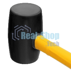 Киянка резиновая Denzel 680 г, черная, фибергласовая рукоятка c TPR покрытием