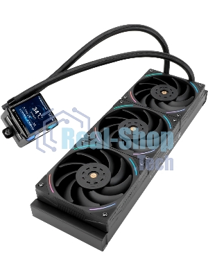 Система жидкостного охлаждения Thermalright Elite Vision 360 ARGB Soc-AM5/AM4/1200/1700/1851 черный 4-pin 27.7dB Al LCD Ret (E-VISION-360-BL-ARGB)