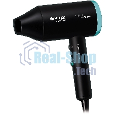 Фен Vitek VT-1324 2200Вт черный/зеленый Фен Vitek VT-1324 2200Вт черный/зеленый