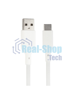 Кабель QUMO 32958 USB-A на Type-C, силиконовый, 1м, 3A, 18W (белый)