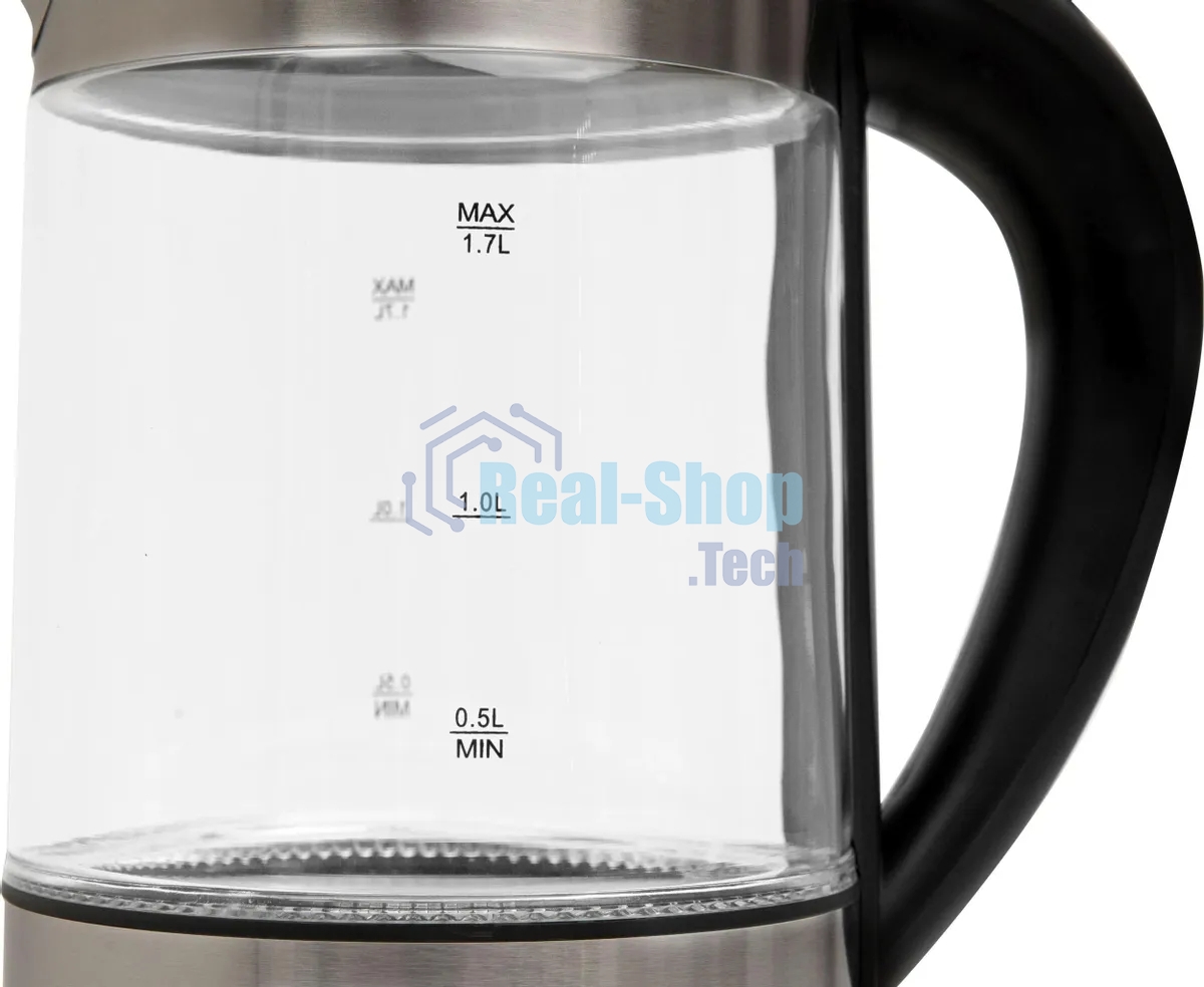 Чайник электрический OASIS K-7GS стальной+черный 1,7л. 2200Вт