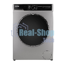 Стиральная машина Korting KWD 58L1496S серебристый, загрузка фронтальная 9 кг, 1400 об/мин., класс: А